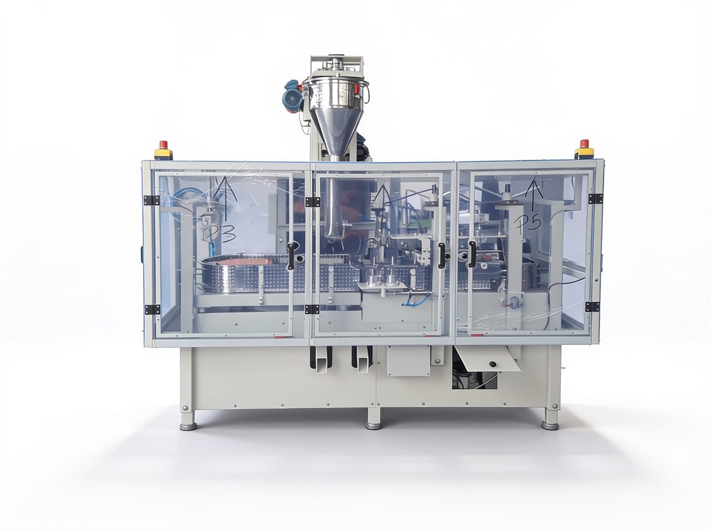 Empacotadora horizontal automática para embalagens de papel
